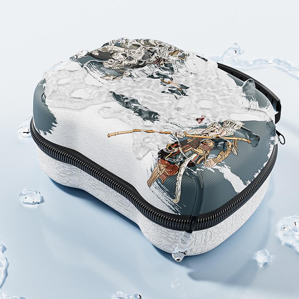 EVA-Controller-Tasche, stoßfest, tragbar, mit Netzfach und Tragegriff, Aufbewahrungsbox für Switch Pro/PS5/Xbox-Gamepads