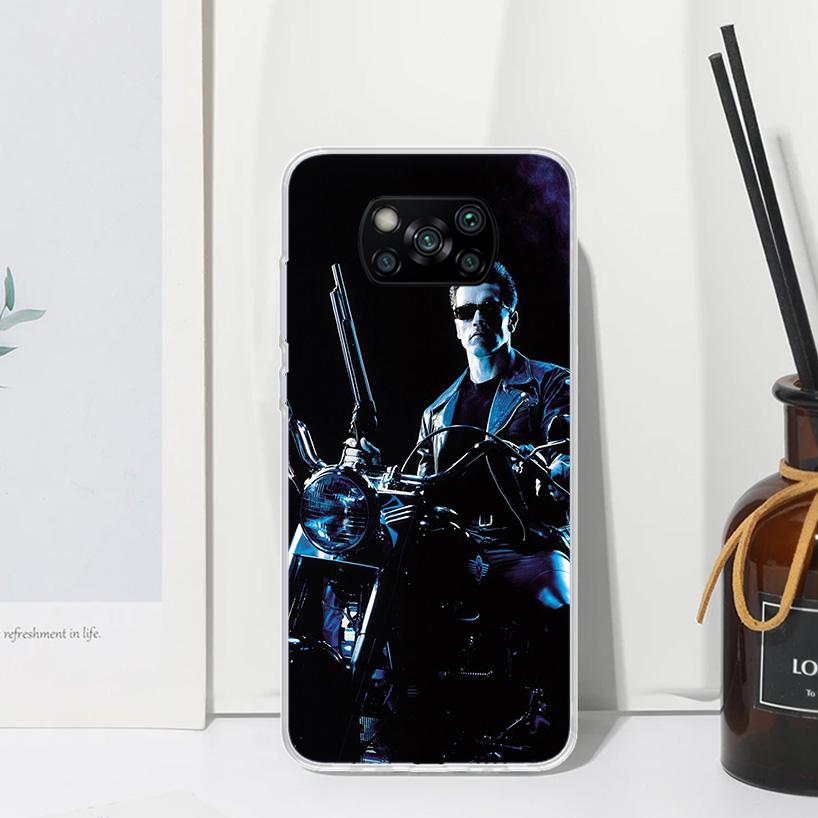 Arnold Schwarzenegger Terminator Phone Case For Xiaomi Poco X7 X6 X5 M7 M8 Pro F7 Ultra Redmi 15C 15 13C 13 12C 12 10 10C 10A Ar