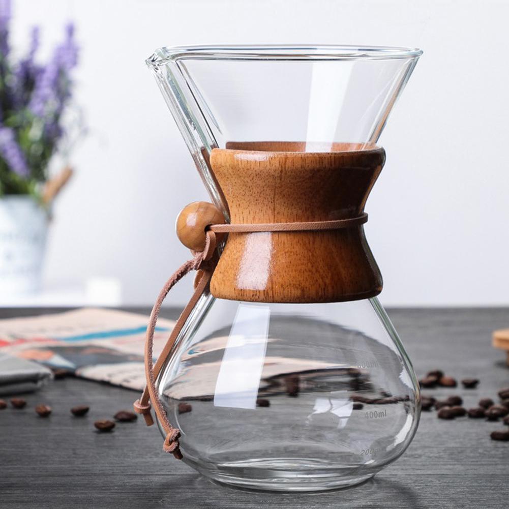Hand-pour Coffee Filter Cup With Pouring Spout Double-layer Filter Coffee Maker Dripper Set