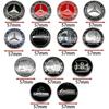 WUGL8 57mm Car Metal Flat Hood Emblem Front Badge Logo Sticker For Mercedes Benz W212 W213 W205 W177 W247 W176 CLS CLA CLK CLG GLS