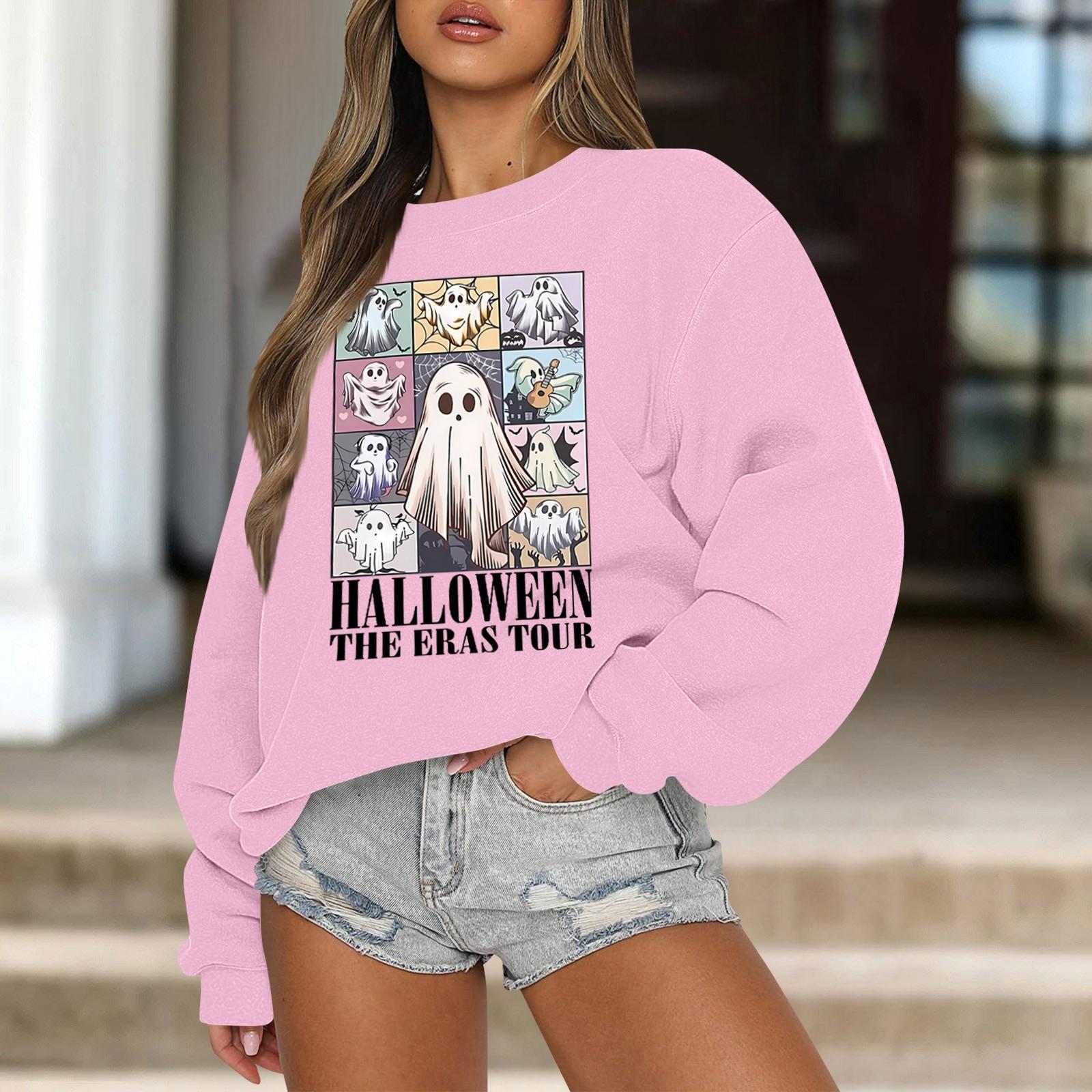 Женская повседневная мода ретро цветочный принт длинный рукав трикотажный спортивный — фото 4