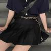 Metal Heart-shaped Waist Chain, Versatile for Hot Girls, Hollowed-out Heart-shaped Chain, Personalized JK Pants Chain