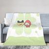 Tamagotchis Blanket Cover Velvet Cartoon Lightweight Throw Blanket for Bed Bedroom Quilt