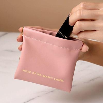 Bolsa de Almacenamiento Cosmético Simple para Labiales para Mujer, Mini Portátil, para Llaves, Joyas, Cosméticos, Bolso de Mano Multiusos