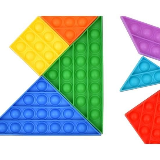 Oz Toy Poppin Push Pop Bubble Wrap Tangram Tangram Play Tactile Development Toy, Korean popular puzzles