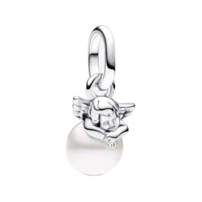 Me Series Cupid Design Pendant Women Pendant Silver Pearl 793108C01