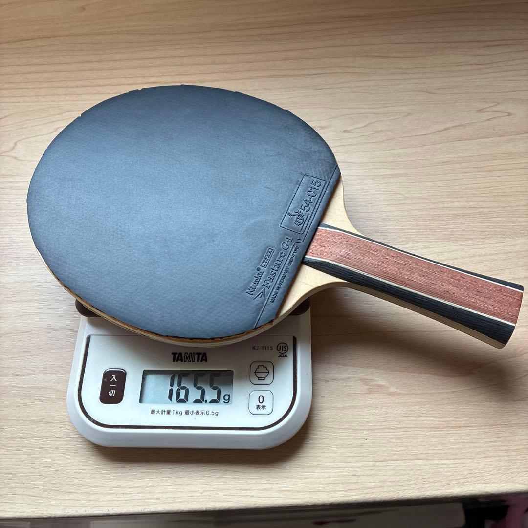 Used Table tennis racket rubber set 165.5g