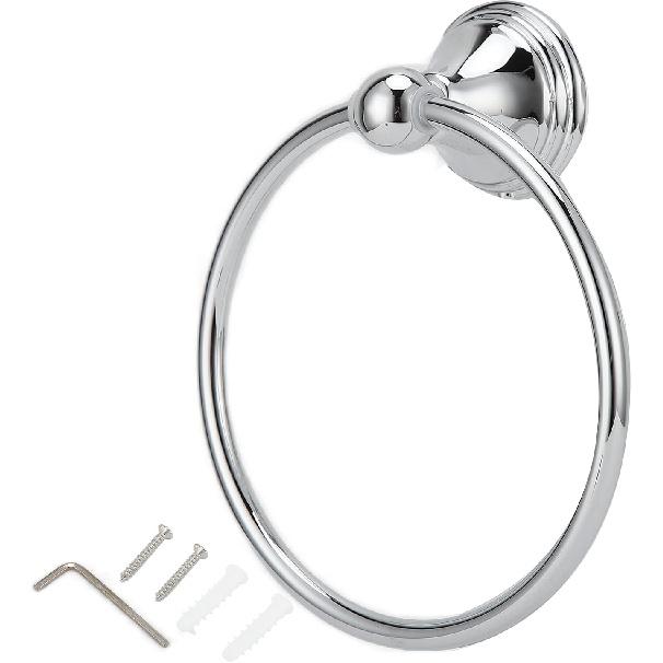 Towel Ring, Hand Towel Rack Bathroom Hand Towel Holder Hand Towel Hook Stainless Steel Towel Ring Wall Mount Hand Towel Holder(#A)