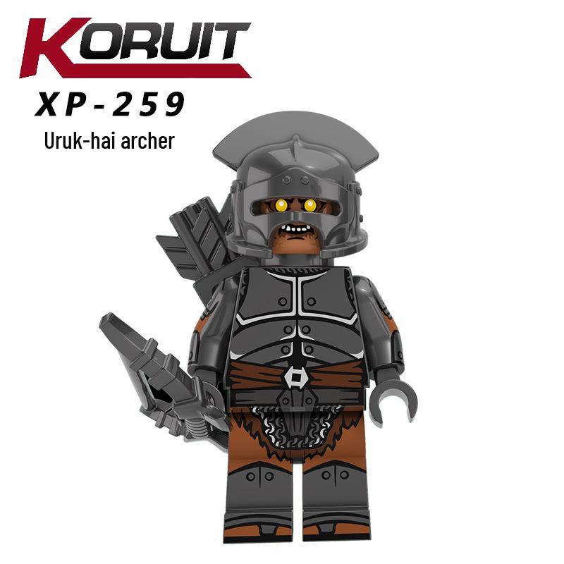 KT1033 Strong Orc Minifigure Boy Building Block Toy - Educational Small Particle Set