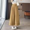 Ice Silk Cotton Hollow Wide-Leg High-Waisted Slimming Straight-Leg Pants for Women - 2026 Spring/Summer Collection