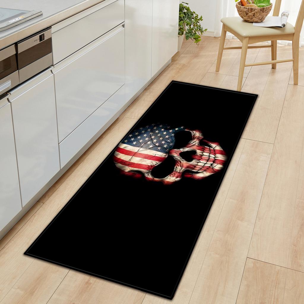 Skull Sand Wardrobe Shoe Cabinet Long Floor Mat