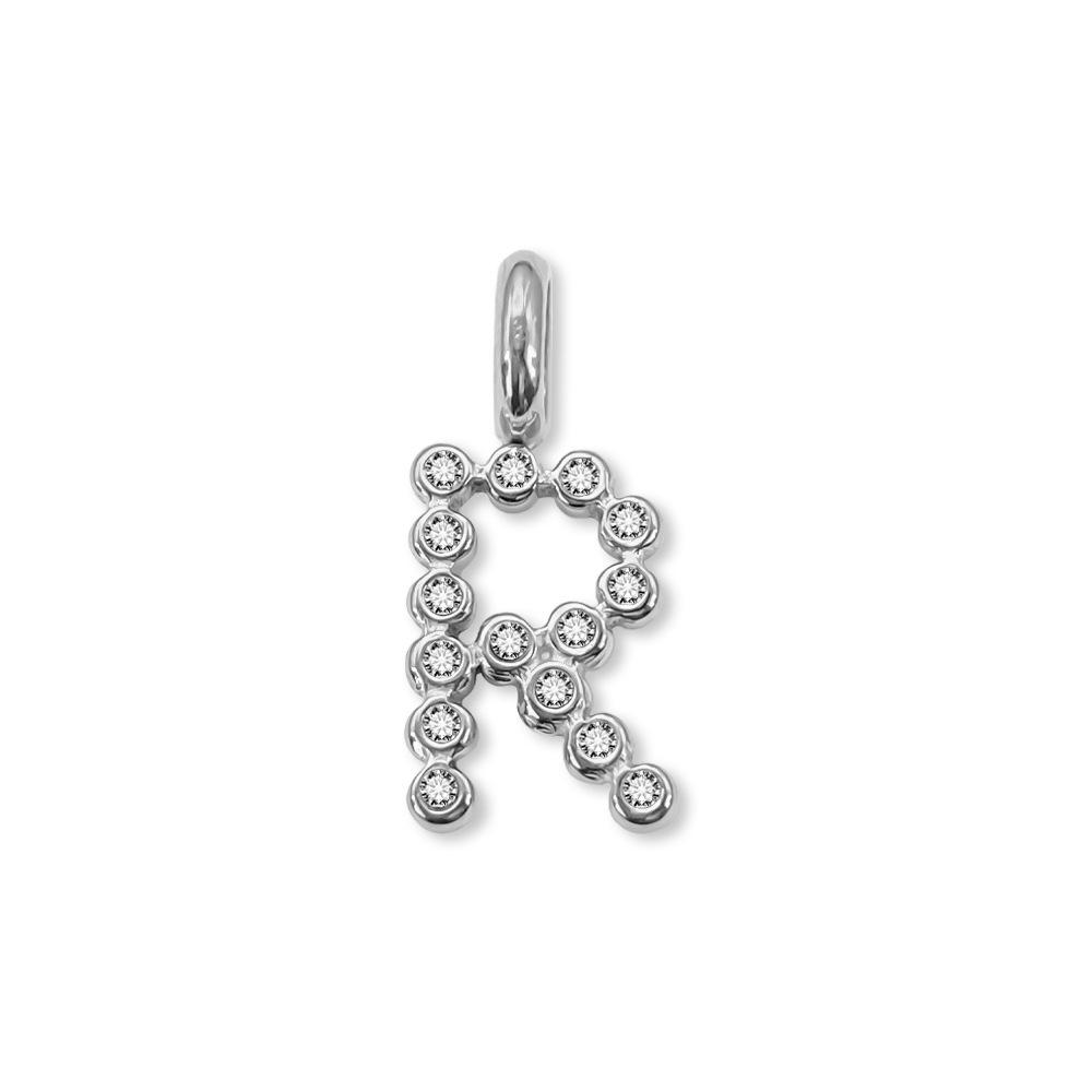 Chihang Fashion English Letter Zirconia Pendant Necklace - DIY 26 Letter Accessories
