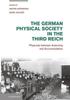 Kniha The German Physical Society In The Third Reich by UNKNOWN - Hardback