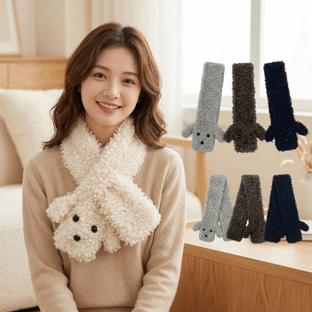 Faux Rabbit Fur Plush Neck Warmer Curly Texture Winter Fashion Accessory Winter Outfit Styling