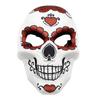 Zombie Skeleton EVA maska ​​Mexický den mrtvých Skull maska ​​Cosplay Tištěná barevná párty maska ​​prop Halloween dekorace