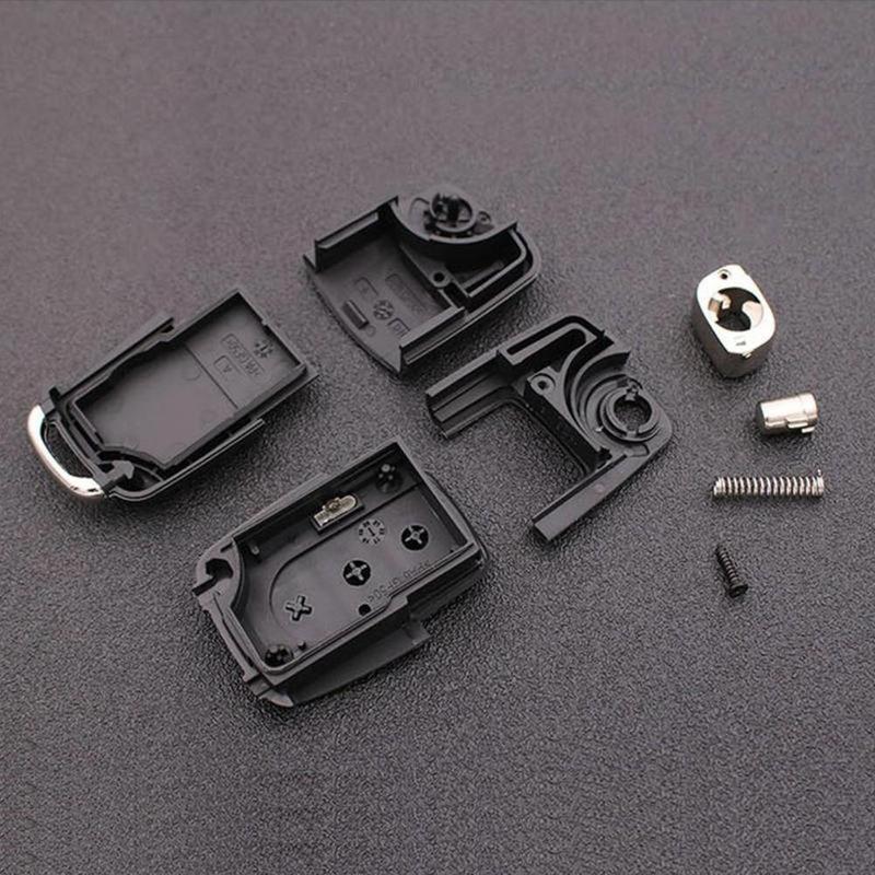 Car Key Replacement Case For Volkswagen B5 Car Remote Key Flip Folding Key Shell 3 Buttons