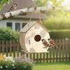 1PCS DIY Birdhouses and Birdcages Made from Wood Suitable for Bird Habitats