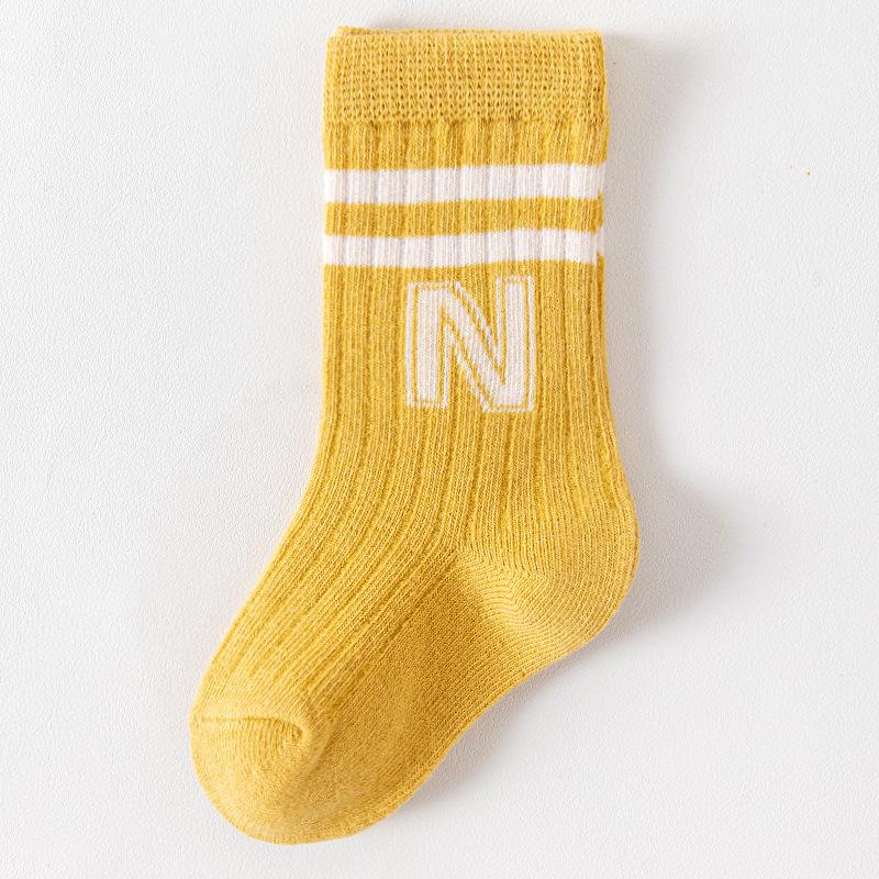 Spring & Autumn Mid-Calf Socks for Newborns and Toddlers (0-3 Years) - High-Quality Cotton, Boys & Girls