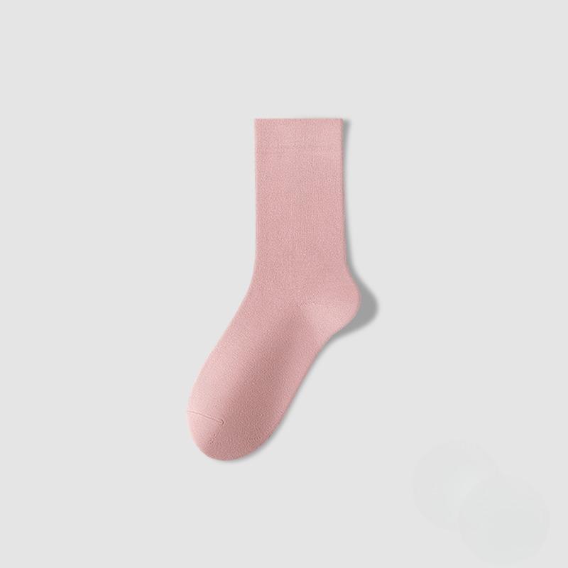 

Серые носки, женские летние носки до середины икры из чистого хлопка, послеродовые носки без косточек, махровые носки, женские длинные носки до икры 1 pair