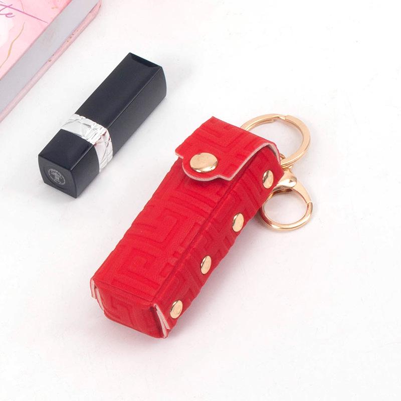 2025 Portable Lipstick Keychain: Mini Makeup Bag & Coin Purse
