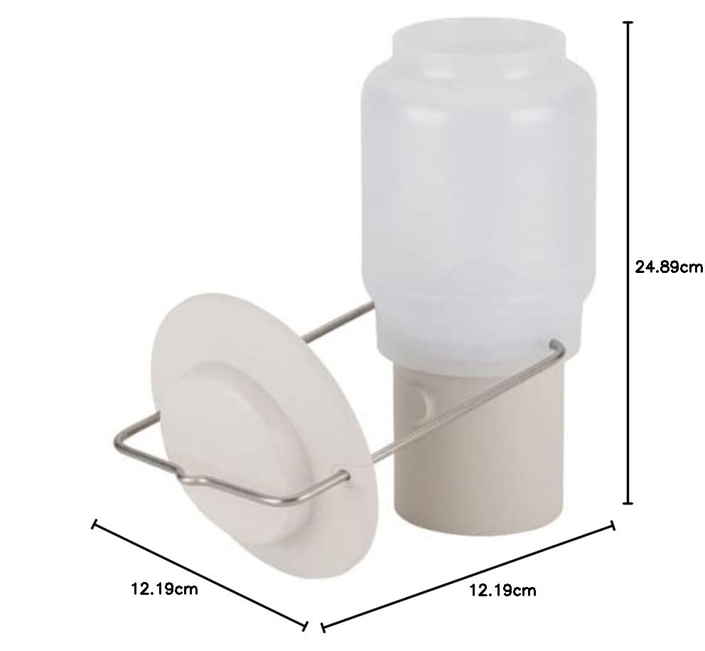 Snow Peak HOME & CAMP Lantern, Ivory, ES-080-IV, Battery-Operated, White, for Outdoor Camping