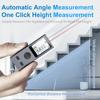 Mini Laser Rangefinder Digital Tape Measure Laser Ruler USB Charge Aluminum Alloy Fuselage Measuring Distance: 30/50/60m