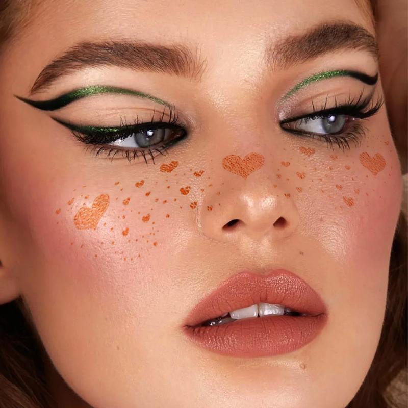 Safe and Environmentally Friendly Waterproof Makeup Tattoo Stickers New Facial Party Temporary Eye Tattoos for Face Application