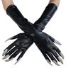 Guanti Blingbling per Dita Intere con Unghie Lunghe per Costumi di Halloween Accessori Guanti per Unghie Unghie Lunghe