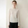 Women's 100% Cashmere Cardigan - Autumn/Winter Rolled Edge, Round Neck Buttoned Knit Sweater Coat