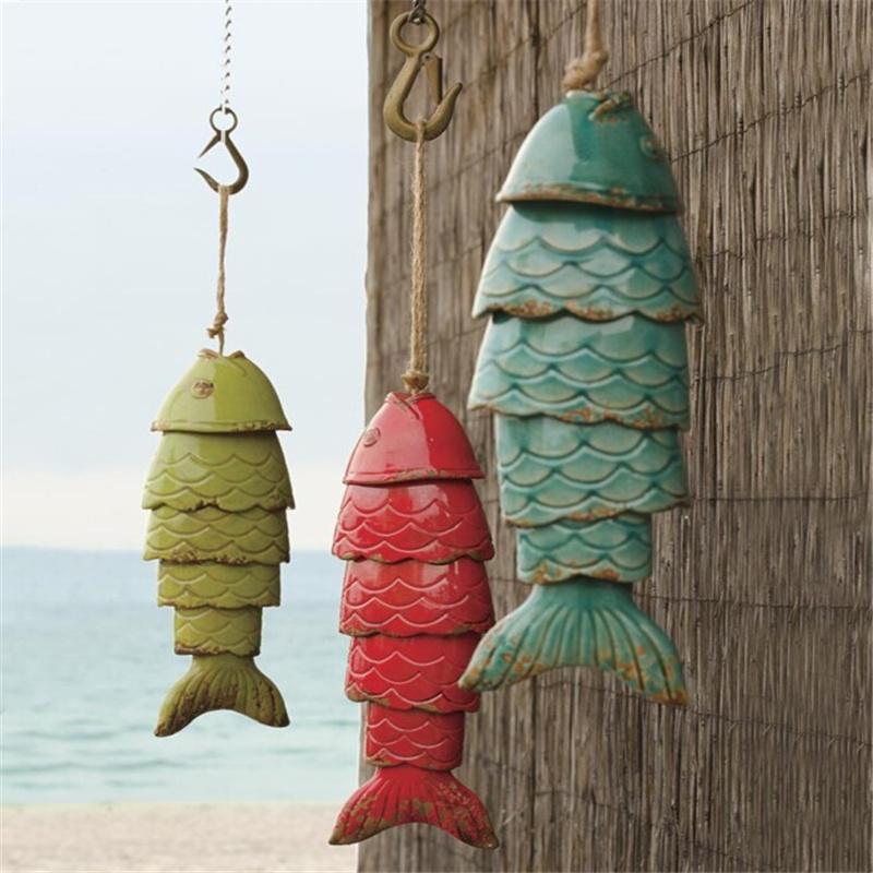 Colored Koi Fish Wind Chime Durable & Not Easy To Break And Fade Wind Chime Gifts for Mom Women Holiday