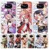 Genshin Impact Anime Case Phone Cover for Xiaomi Redmi Note 10 9 9S 8 8T 7 5 Pro Mi 12T 11T 10T 9T 12 11 Lite A3 A2 Trend Fundas