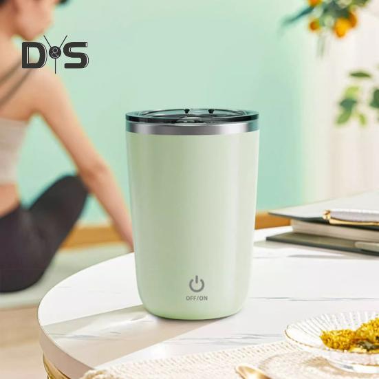 Automatic Magnetic Stirring Coffee Mug 350ml Electric Mixing Cup Stainless Steel Self Stirring Mug Rechargeable Magnetic Stirrer Coffee Cup for Milk