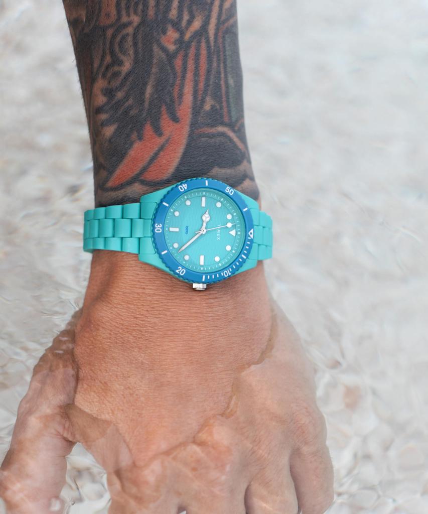 Trend Watch Water Resistant for Daily Mineral Light Blue Unisex [TIMEX] Quartz, Use, Glass, Dial, TW2Y04700, [Authentic]