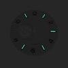 36.5mm Dial NH38 Watch Dial Replacement Steel Green Suitable For NH38 Automatic Movement Watch Accessories For WatchMaker