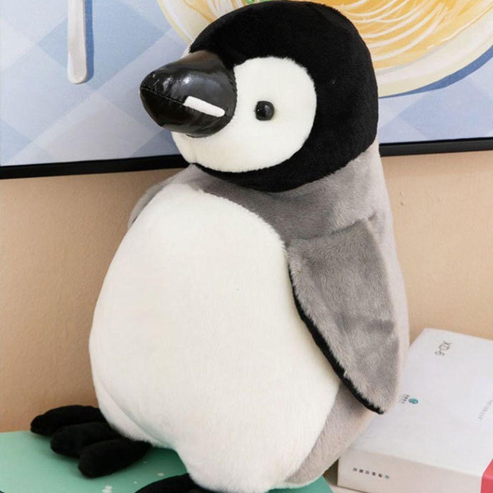 Fluffy Simulation Penguin Plush Toy Soft Penguin Plush Doll Penguin Doll Stuffed Toy  Kids Gifts