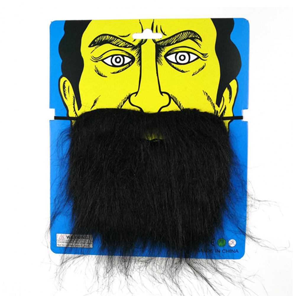 Lustiger falscher Schnurrbart Wiederverwendbar Dekorieren Neuheit Cosplay Falscher Bart Fotokabinen-Requisiten Kostümparty Bärte Schnurrhaar