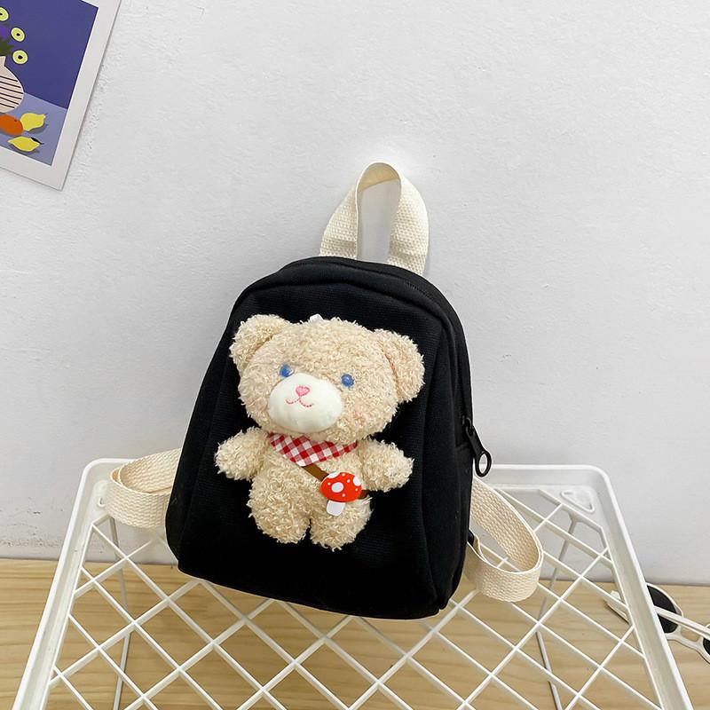 Stylish And Fun Childrens Backpack Lightweight Canvas Material With Animal Patterns