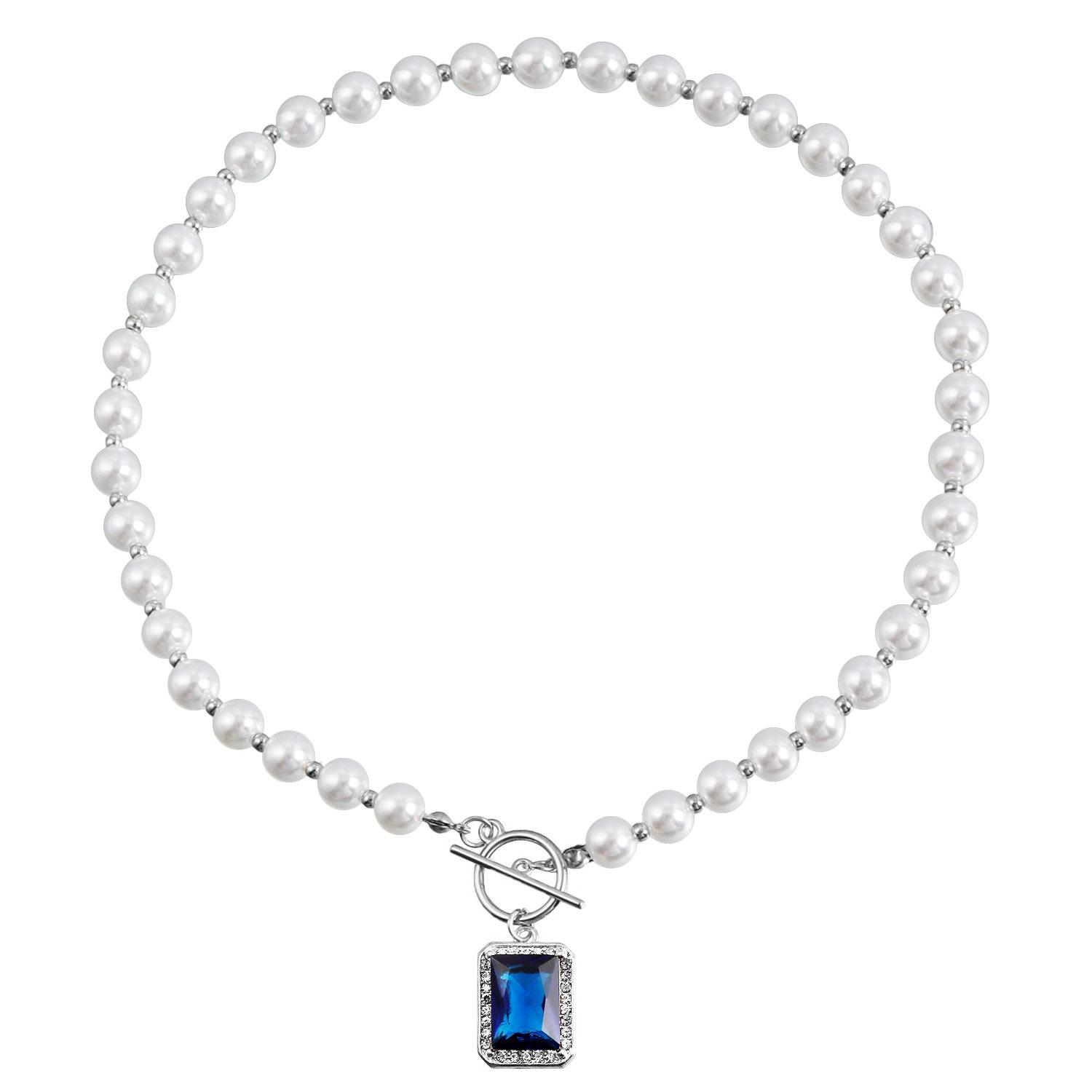 

Цепочка с имитацией жемчуга в стиле барокко, женское ожерелье с воротником на свадьбу, в стиле панк, с застежкой, колье из бисера, ювелирные изделия