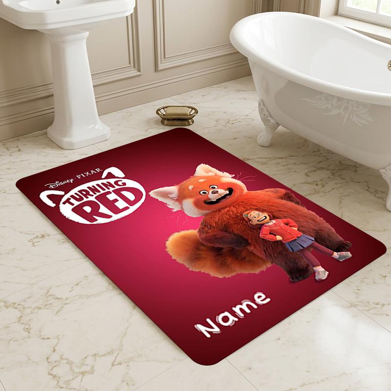 Custom Name Friendship Adventure Living Room Non-Slip Area Rug Soft Carpet for Bedroom Kids Playroom Sofa Office Home Decor Doormat