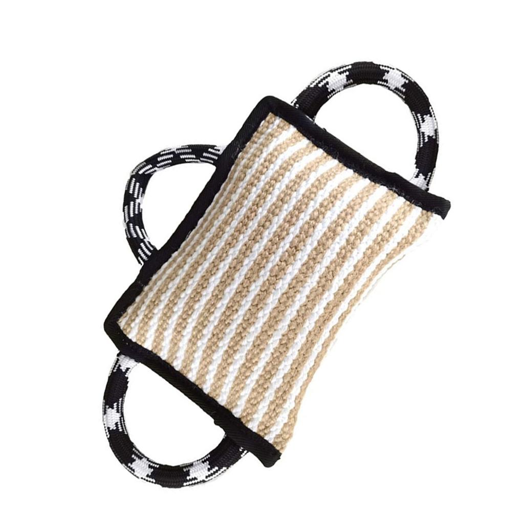 Dog Bite Numbing Pillow Tug Toy Dog Training Tug Pillow Toy with Handles Dog Training Bite Pillow