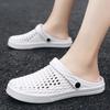 Fashion Flat Men's Shoe Eva Hole Slides 2025 Fashion Cheap Shoes Liquidation Fun Low Price Comfortable Summer Sale Y2k Male Slipper