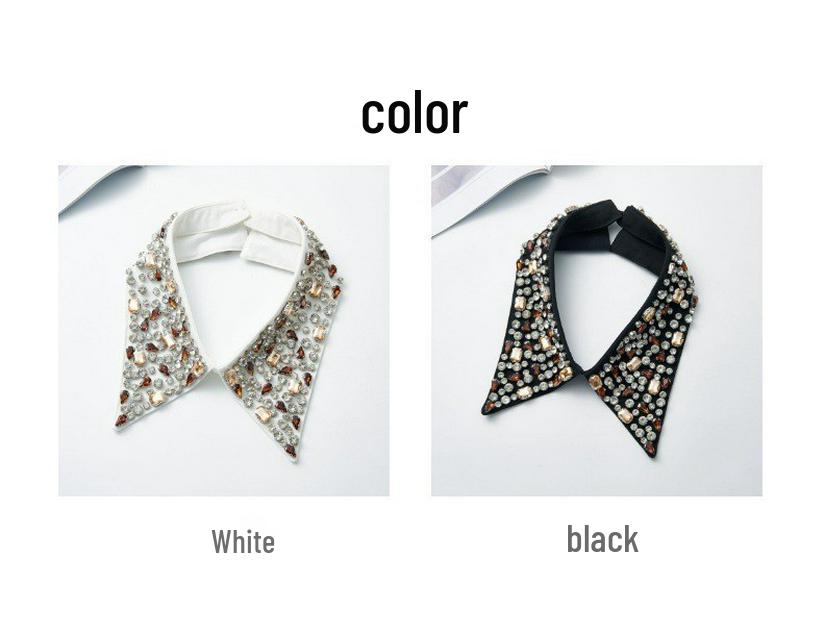 High-Quality Handcrafted Cyberpunk Style Women's Faux Collar