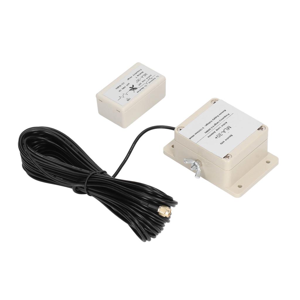 Active Loop Antenna Short Medium Wave Radio Receiving Antenna Built In Low Noise Amplifier DC5?12V