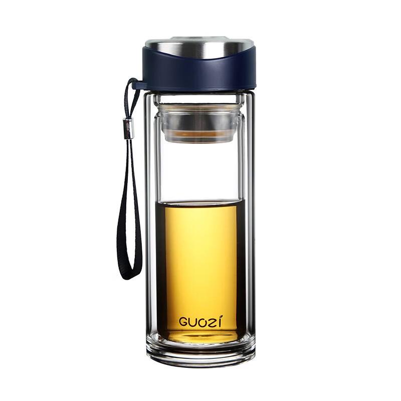Guozi GZ-S18 Double Wall Glass Tea Water Cup