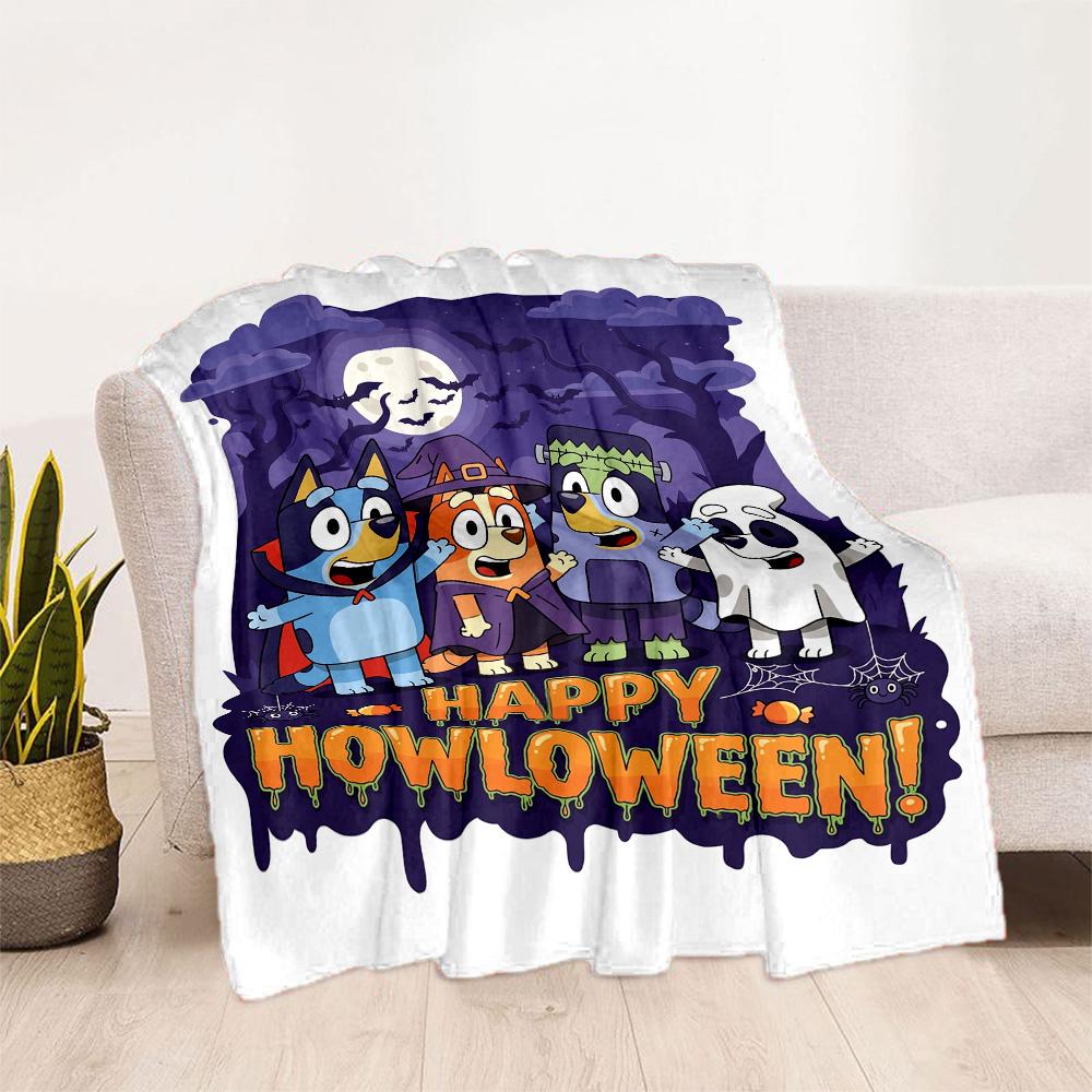 Halloween Party Cemetery Blanket Ultra-Soft Suitable for Office Couch Office Chair Four Seasons Universal Digital Print Gifts For Family Or Friends