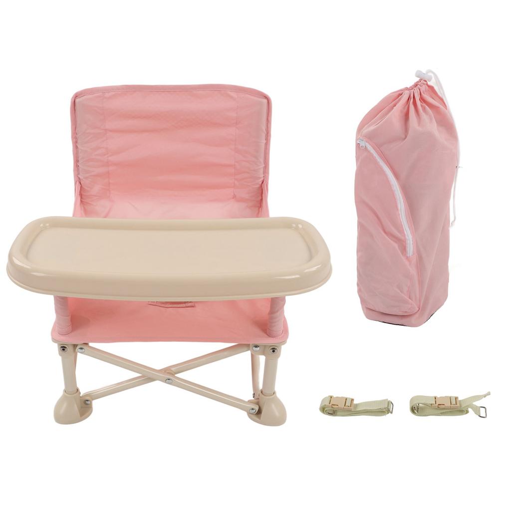Baby Picnic Chair Dining Portable Infant Training Chair Outside Foldable Safety Belt High