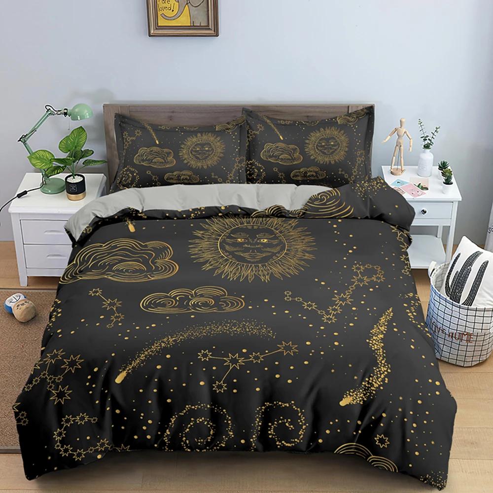 Comforter Alchemy Symbol Bedding Sets Twin/Full/Queen/King Comforter Bed Set 2/3Pcs Bed Set Bedclothes