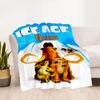 Eiszeit Abenteuerdecke Warmherzige Dekoration Geeignet für Bettwäsche Stuhl Sofa für Alle Anlässe Stilvolle Dekoration Einzigartiges Geschenk für Familie und Freunde Camping