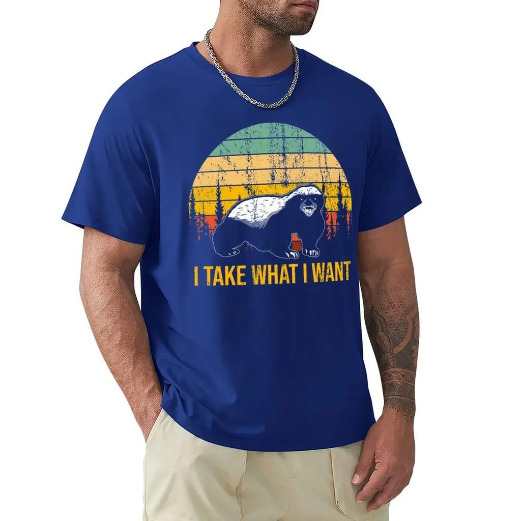 animal prinfor boys anime plus size tops clothing HONEYBADGER TEAM I DO WHAT I WANT HONEY BADGER DOES'NT CARE T-Shirt