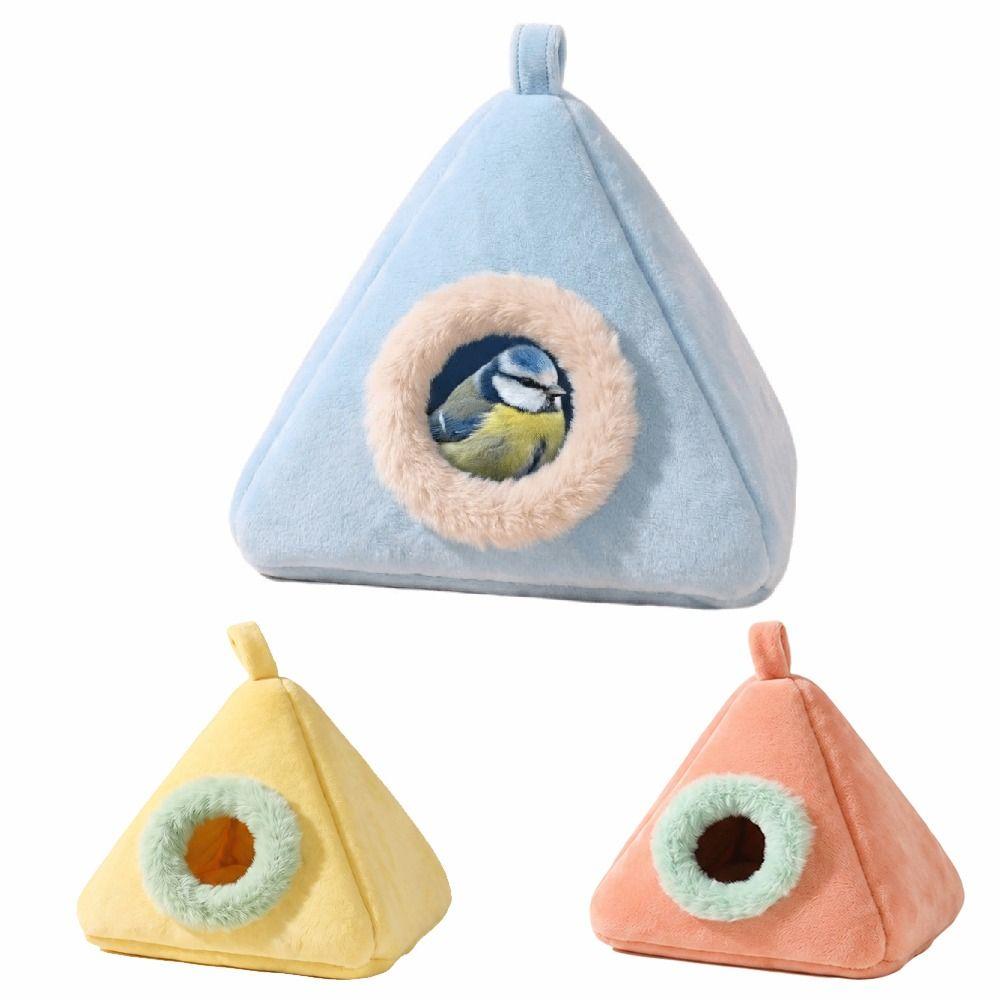 Soft Pet Bird Nest Cozy Design Hanging Sleeping Bed Parrot Snuggle Hut Christmas Decoration